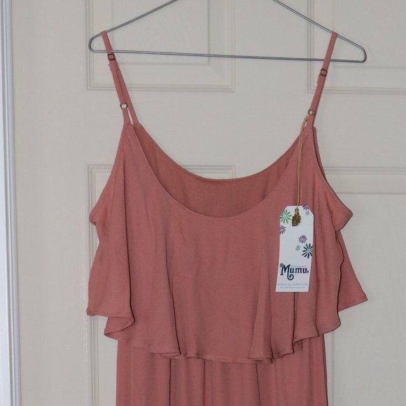 NWT Full Length Rustic Mauve Dress - Picture 3 of 5